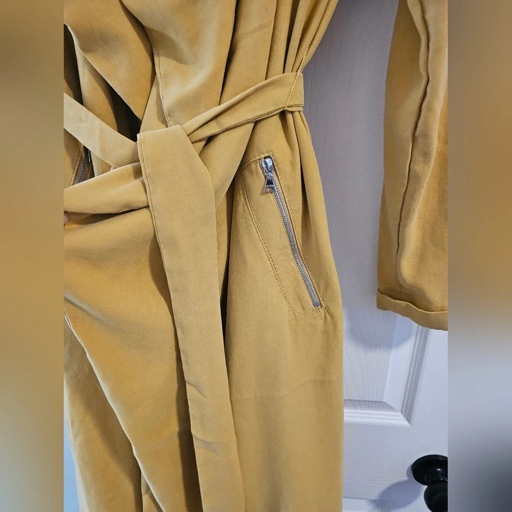 NWT Express belted soft trench coat - Picture 2 of 4